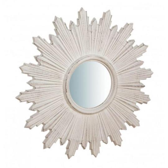 biely dreveny ram slnecna forma zrkadlo artdeco styl rustikalny elegantny vychodny styl bytovy dizajn byvanie renovacia lameridiana.jpg